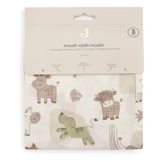 Hydrofiel Monddoekje 31x31cm Barn Buddies (3pack) by Jollein in Multicolour – product photo 4 of 4