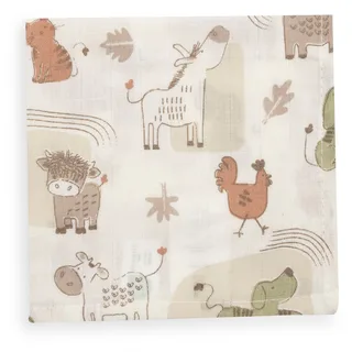 Hydrofiel Monddoekje 31x31cm Barn Buddies (3pack) by Jollein in Multicolour – product photo 3 of 4
