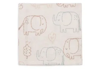 Hydrofiel Monddoekje Basic - 3 Stuks fra Jollein i Elephant Tales – produktbillede 2 af 4