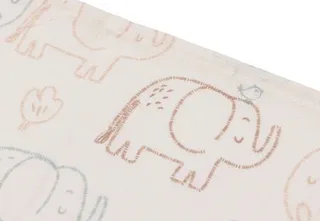 Hydrofiel Monddoekje Basic - 3 Stuks fra Jollein i Elephant Tales – produktbillede 3 af 4