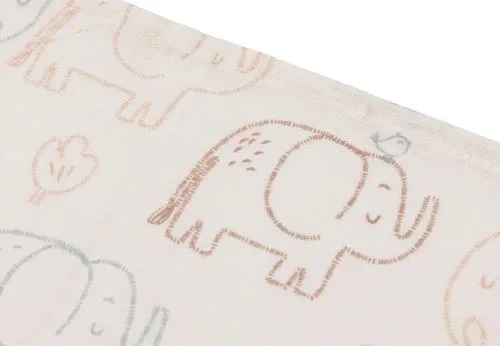 Hydrofiel Monddoekje Basic - 3 Stuks fra Jollein i Elephant Tales – produktbillede 3 af 4