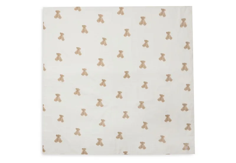 Hydrofiele Doek Large 115x115cm 2 Stuks by Jollein in Teddy Bear – product photo 2 of 4