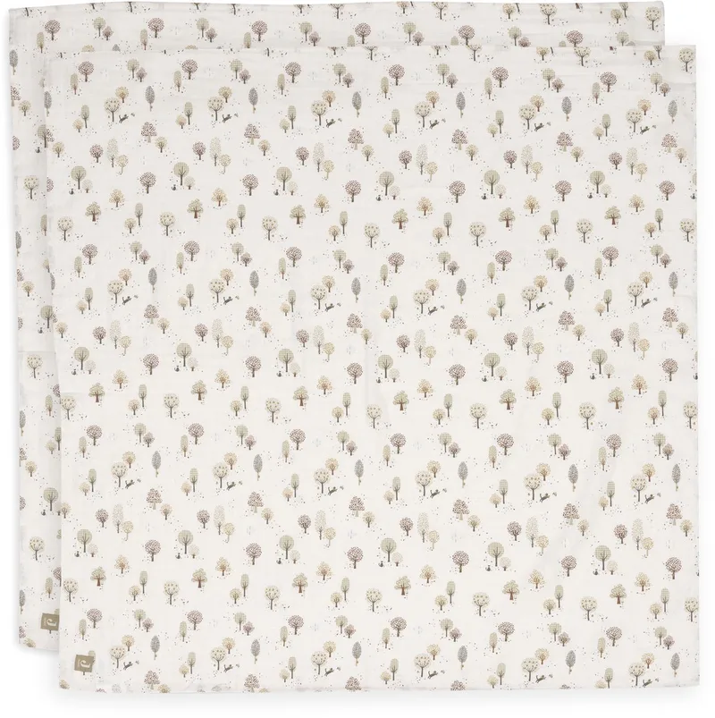 Hydrofiele Doek Large 115x115cm 2 Stuks by Jollein in Tiny Park – product photo