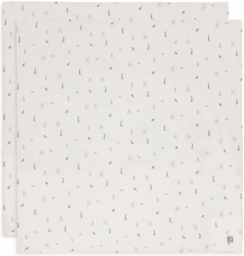 Hydrofiele Doek Large 115x115cm (2pack) by Jollein in Jungle Jambo – product photo