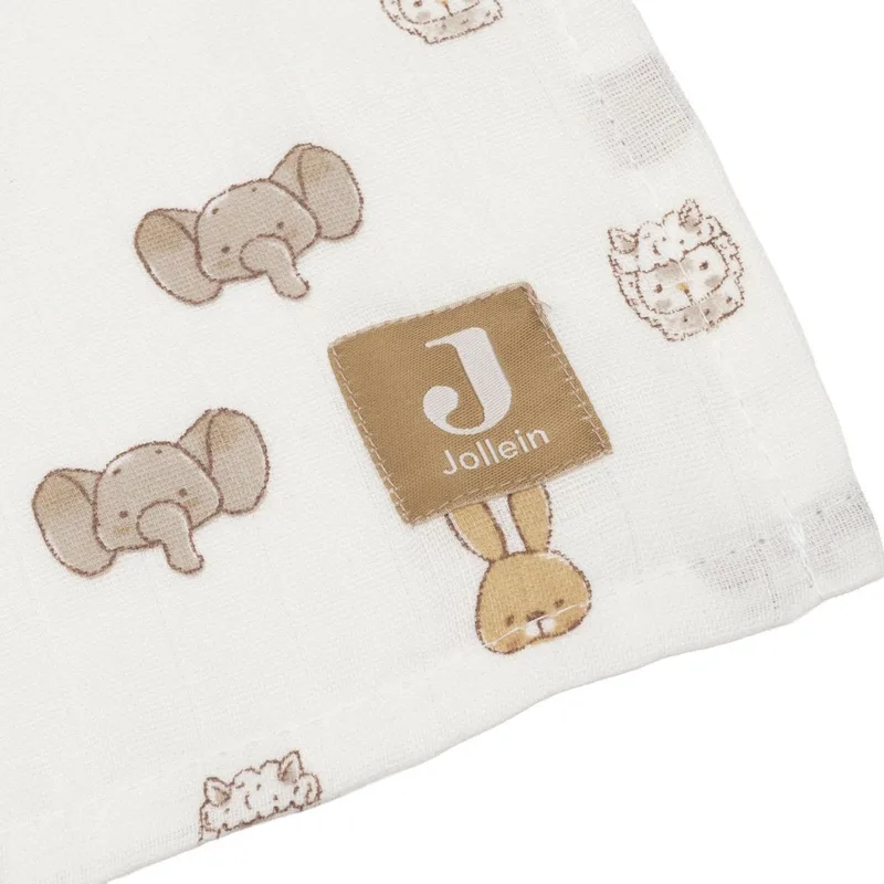 Hydrofiele Doek Large - 115x115cm - Jollies - 2 Stuks by Jollein in Multicolour – product photo 2 of 4