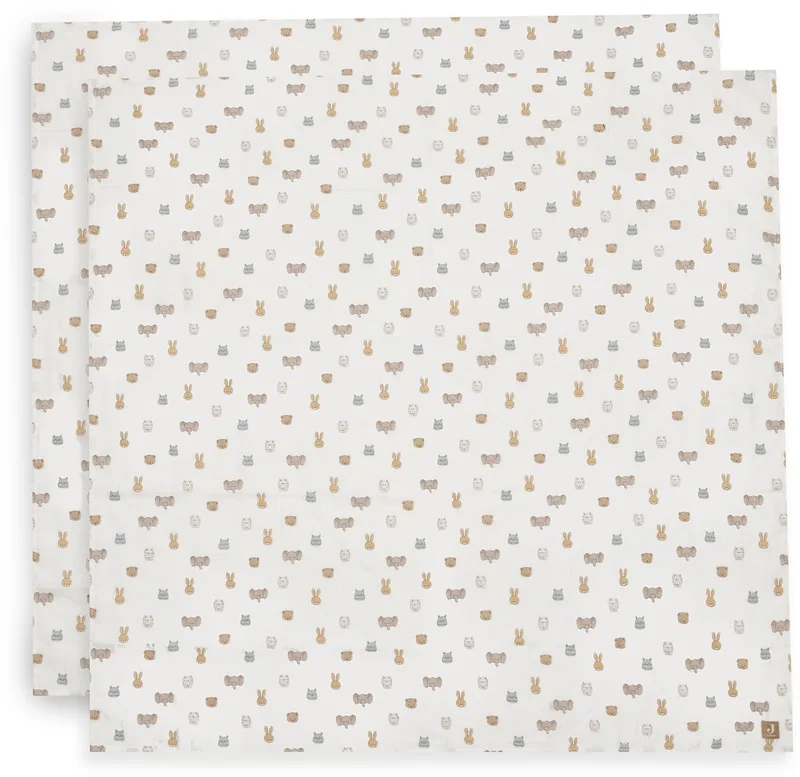 Hydrofiele Doek Large - 115x115cm - Jollies - 2 Stuks by Jollein in Multicolour – product photo