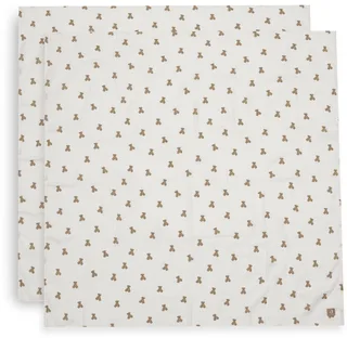 Hydrofiele Doek Large 115x115cm Mini Teddy Bear (2pack) fra Jollein i Flerfarvet – produktbillede 1 af 2