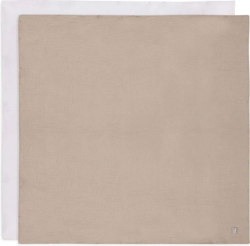 Hydrofiele Doek Large 115x115cm Olive Green/Ivory (2pack) de Jollein en Olive Green – photo produit