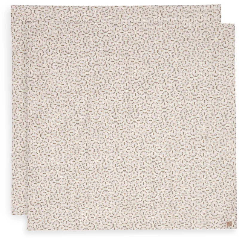 Hydrofiele Doek Large - 115x115cm - Soft Plumes - 2 Stuks by Jollein in Multicolour – product photo