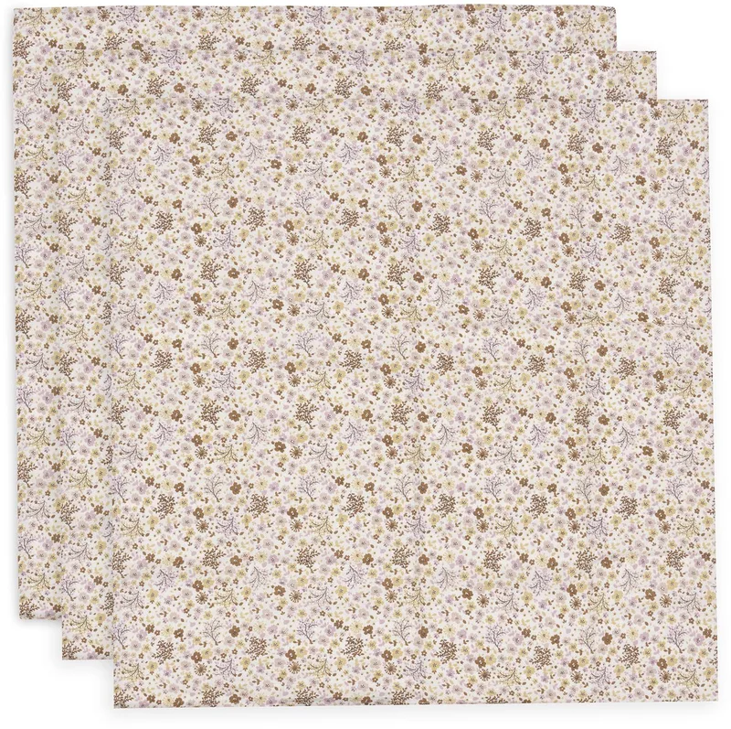 Hydrofiele Doek Small - 70x70cm - 3 Stuks de Jollein en Flower Fairies – photo produit
