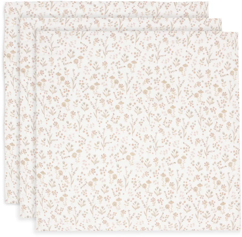 Hydrofiele Doek Small 70x70cm (3pack) by Jollein in Bloomy – product photo