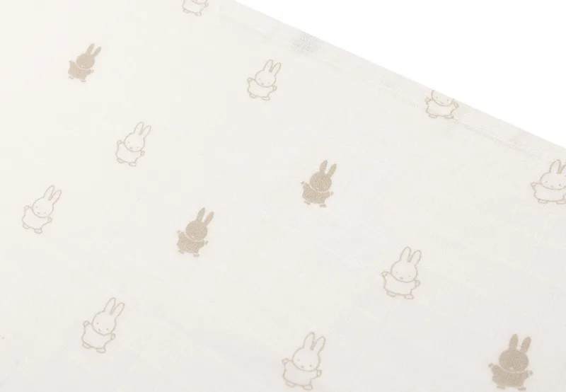 Hydrofiele Doek Small 70x70cm (3pack) de Jollein en Happy Miffy Nougat – photo produit 3 sur 3