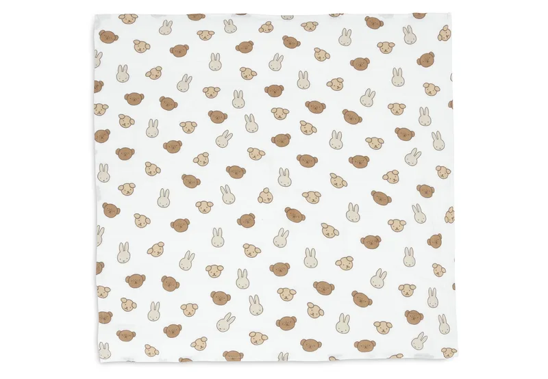 Hydrofiele Doek Small 70x70cm (3pack) de Jollein en Miffy and Friends – photo produit 2 sur 4