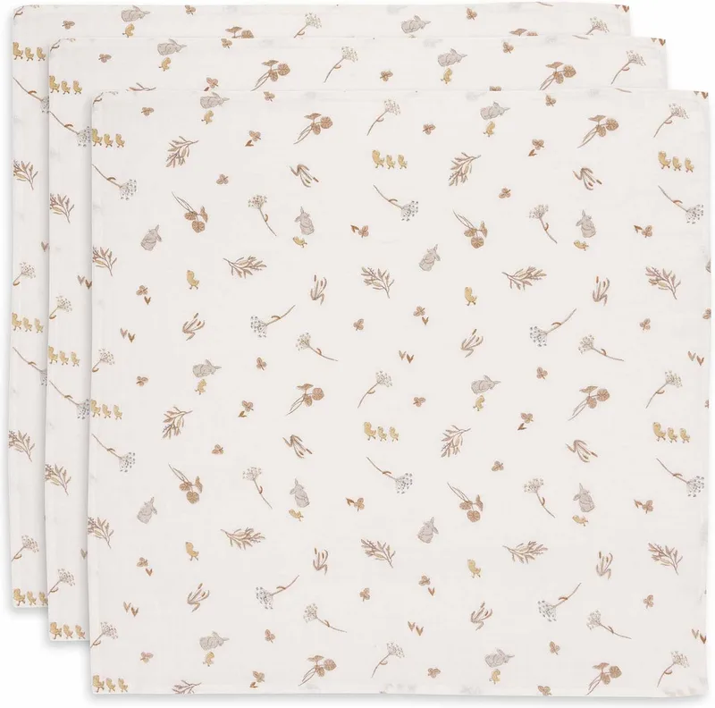 Hydrofiele Doek Small 70x70cm (3pack) fra Jollein i Riverside – produktbillede