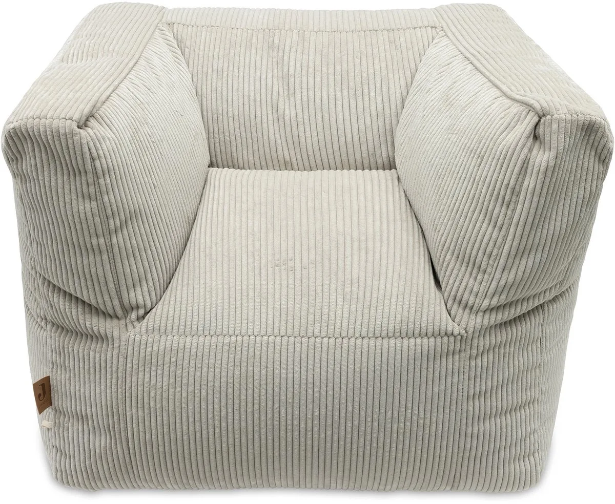Kinderfauteuil - Corduroy - Olive Green - Kinder Zitzak - 1 t/m 4 jaar van Jollein in Corduroy Olive Green – productfoto