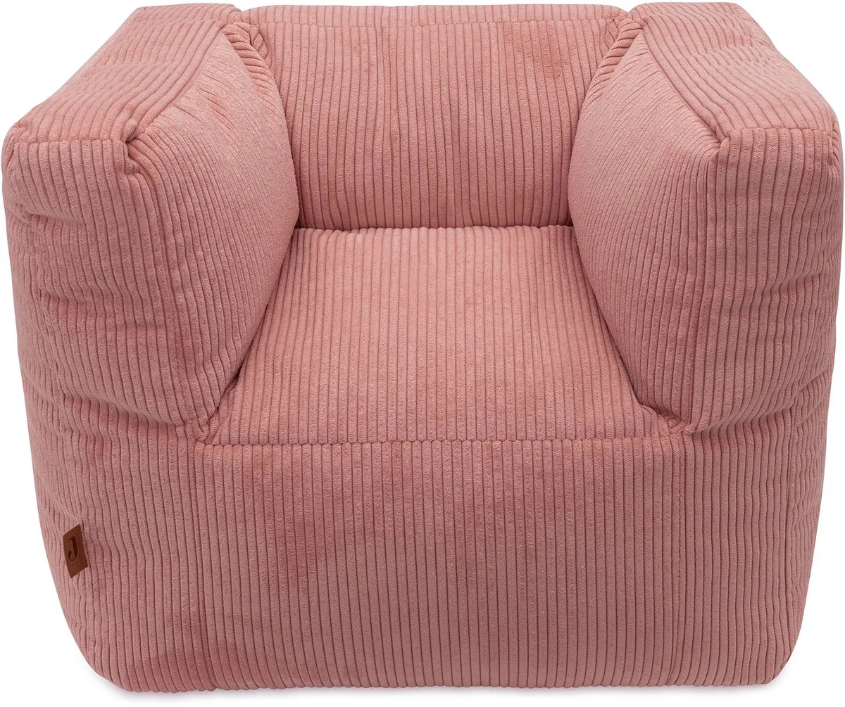 Kinderfauteuil - Corduroy - Wild Rose - Kinder Zitzak - 1 t/m 4 jaar van Jollein in Corduroy Wild Rose – productfoto