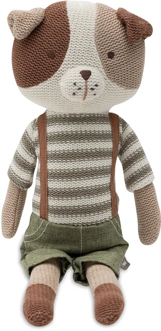 Knuffel - 40x15cm - Hond – Mick – Knuffelpop från Jollein i Animal Friends – produktbild 1 av 4