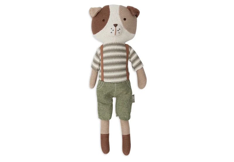 Knuffel - 40x15cm - Hond – Mick – Knuffelpop från Jollein i Animal Friends – produktbild 2 av 4