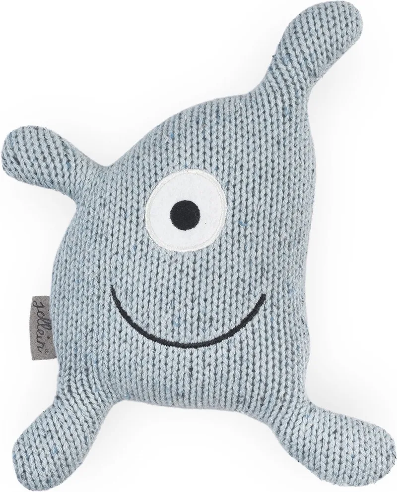 Knuffel Confetti Monster - Stone Green de Jollein en Vert – photo produit