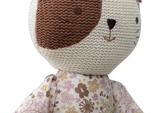 Knuffel Kat - Jill - Gebreid - Knuffepop by Jollein in Animal Friends – product photo 4 of 4