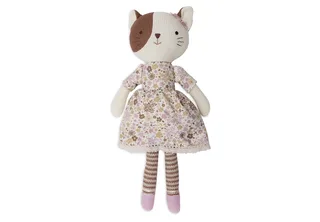 Knuffel Kat - Jill - Gebreid - Knuffepop by Jollein in Animal Friends – product photo 2 of 4