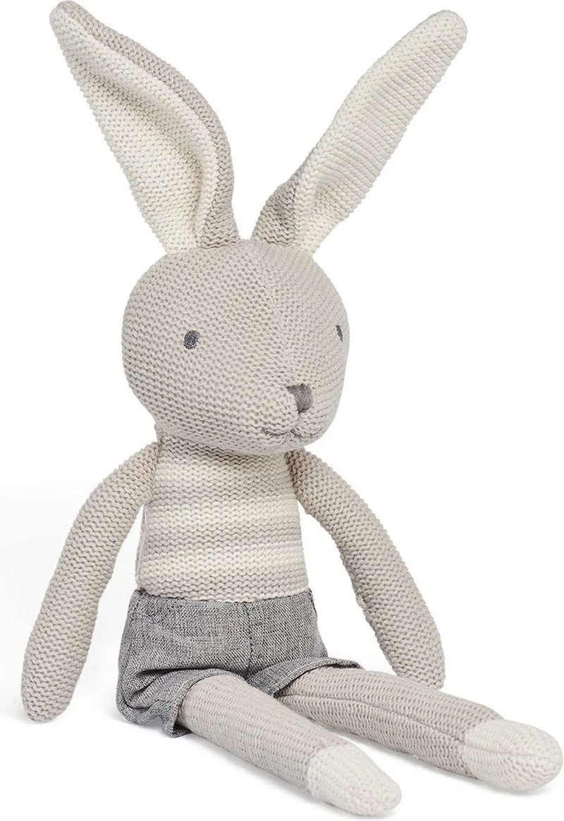 Knuffel Konijn - Joey by Jollein in Stuffed Animal Grey – product photo