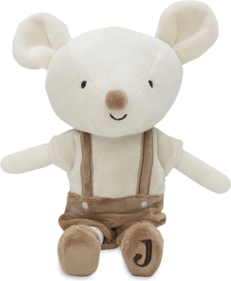 Knuffel Mouse - Bowie - 32cm - Zachte Knuffel Muis by Jollein in Stuffed Animal White – product photo