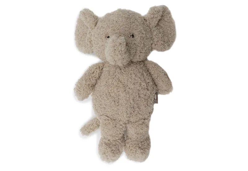 Knuffel Olifant - Elephant - Zachte stof - Zand by Jollein in Elephant Tales – product photo 2 of 4