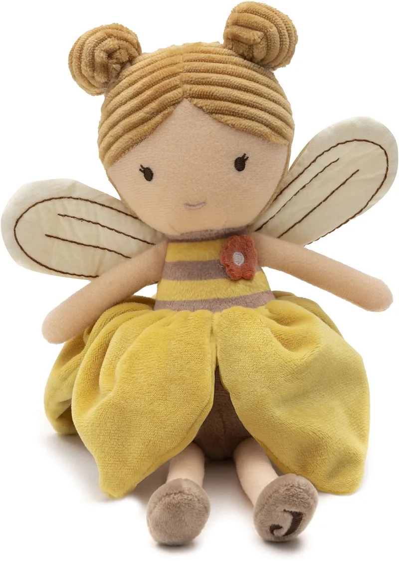 Knuffel Pop - Zachte stof - Bij van Jollein in Bee Lily – productfoto