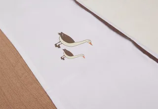 Laken Ledikant Jollein 120x150 Goose fra Jollein – produktbillede 3 af 3