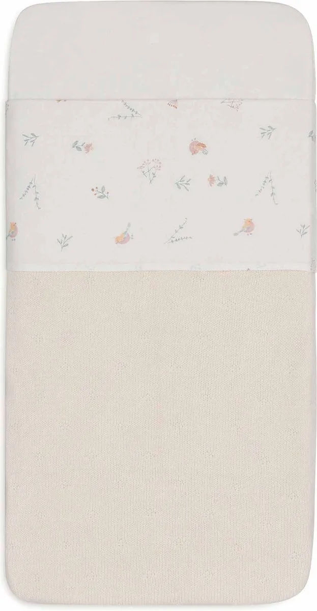Laken Wieg 75x100cm de Jollein en Lovely Birds – photo produit