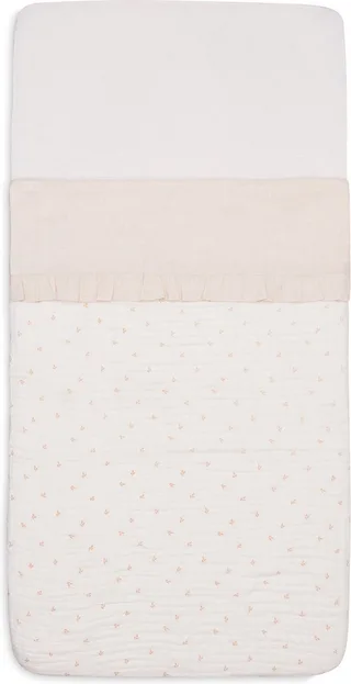 Laken Wieg 75x100cm Ruffle by Jollein in Natural – product photo 1 of 4