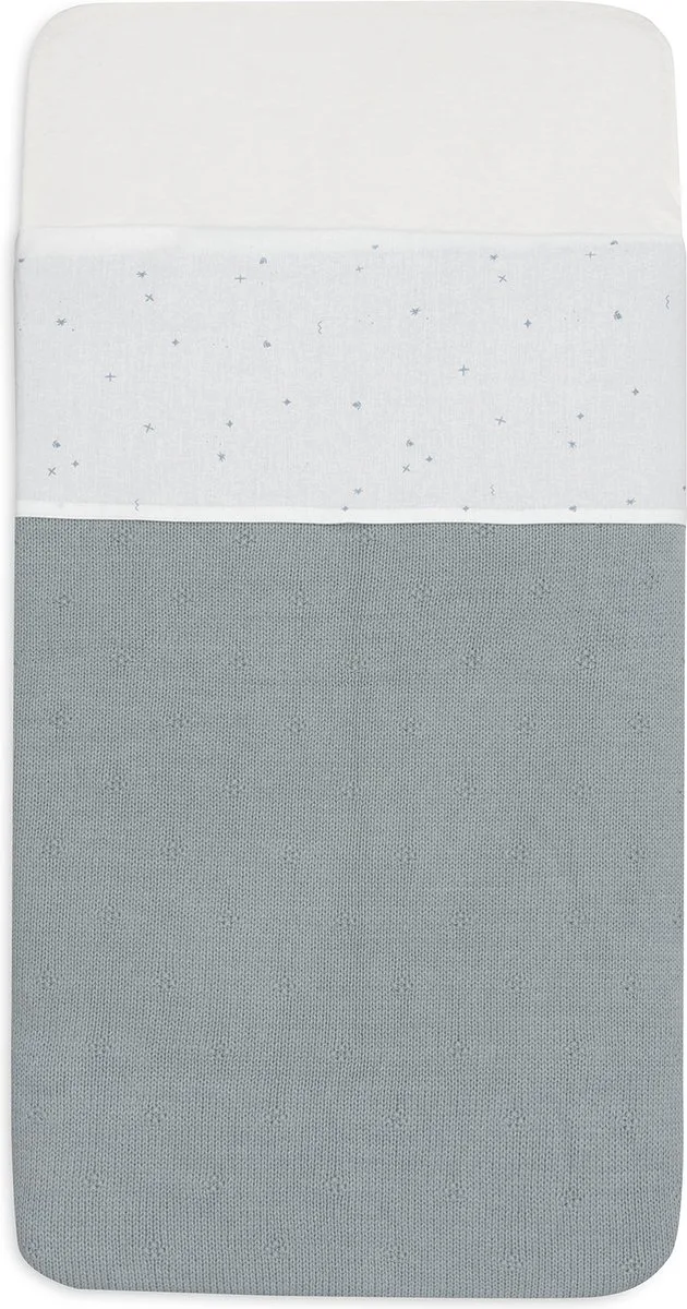 Laken Wieg 75x100cm de Jollein en Twinkling Sea Green – photo produit