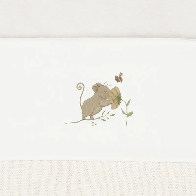 Laken Wieg Jollein 75x100 Dreamy Mouse fra Jollein – produktbillede 1 af 4