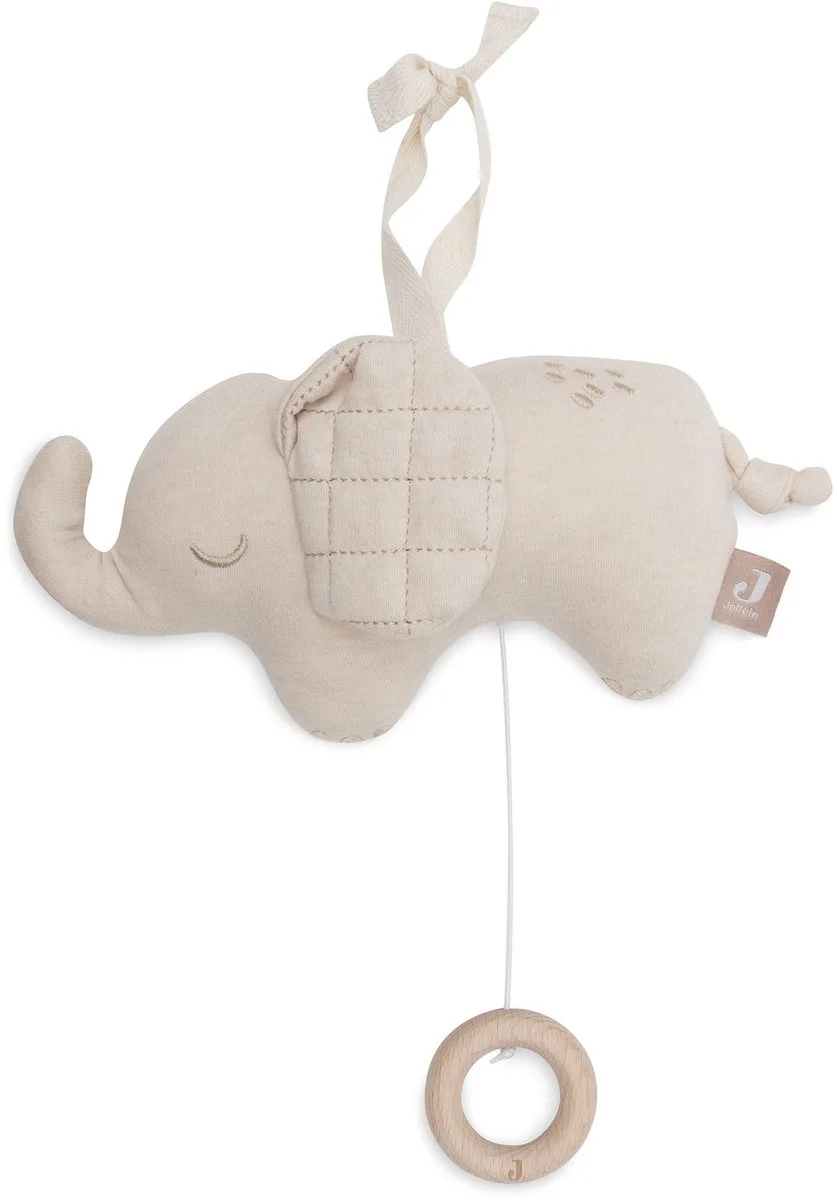 Muziekhanger - Boxmobiel Baby van Jollein in Elephant Tales – productfoto