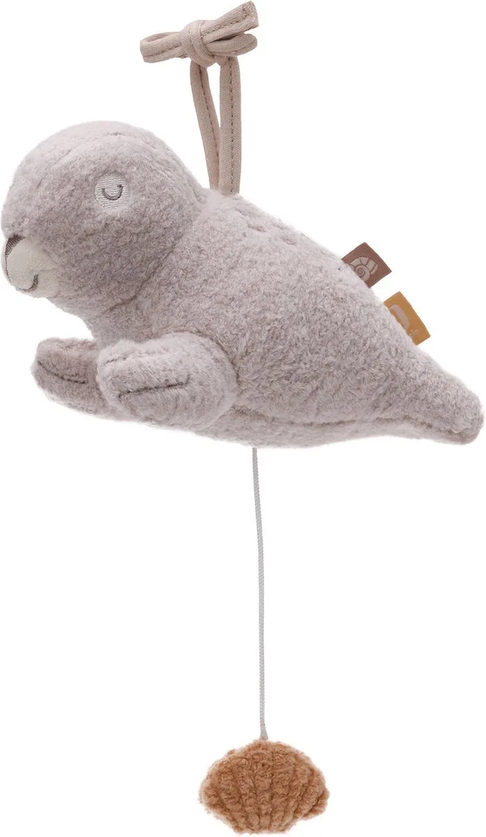 Muziekhanger Deepsea Seal van Jollein in Deepsea Nougat – productfoto