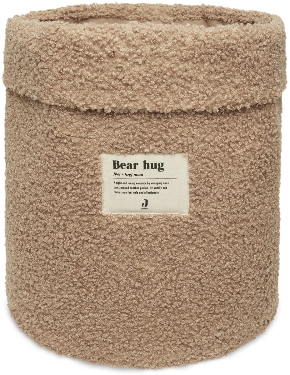 Opbergmand Boucle Biscuit van Jollein in Boucle Biscuit – productfoto