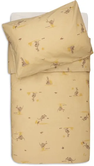 Overtrek Ledikant Jollein 100x140 Kangaroots by Jollein – product photo 1 of 2