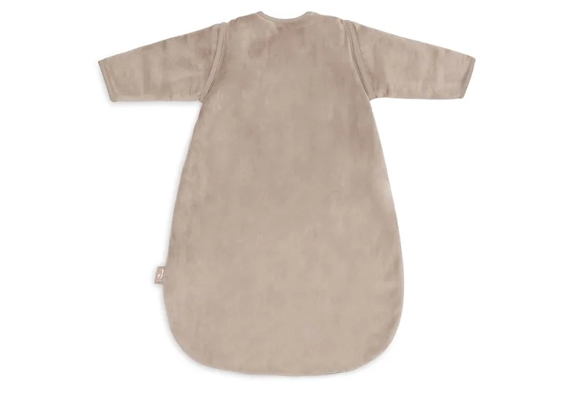 Slaapzak Baby met Afritsbare Mouw Rond 60cm - Milky Coffee fra Jollein i Velvet Milky Coffee – produktbillede 2 af 4