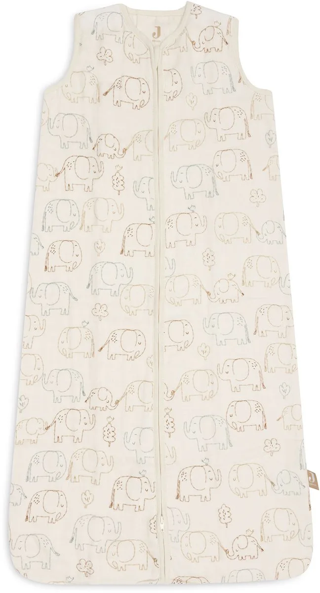 Slaapzak Baby Mouwloos 110cm - Hydrofiel by Jollein in Elephant Tales – product photo
