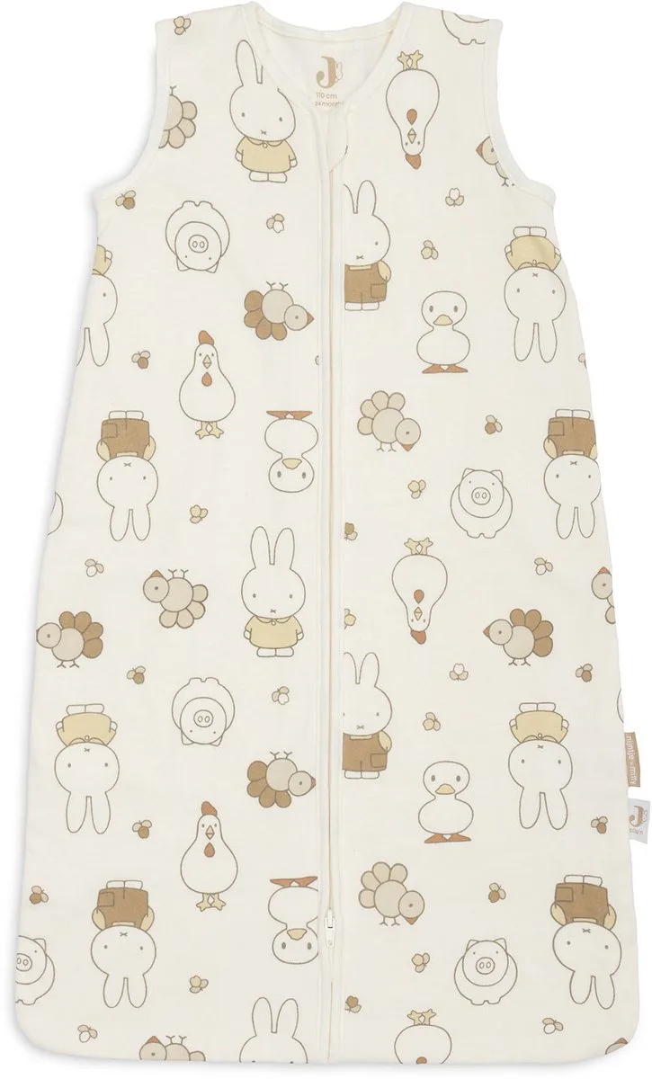 Slaapzak Baby Mouwloos 110cm - Jersey fra Jollein i Miffy Family Farm – produktbillede