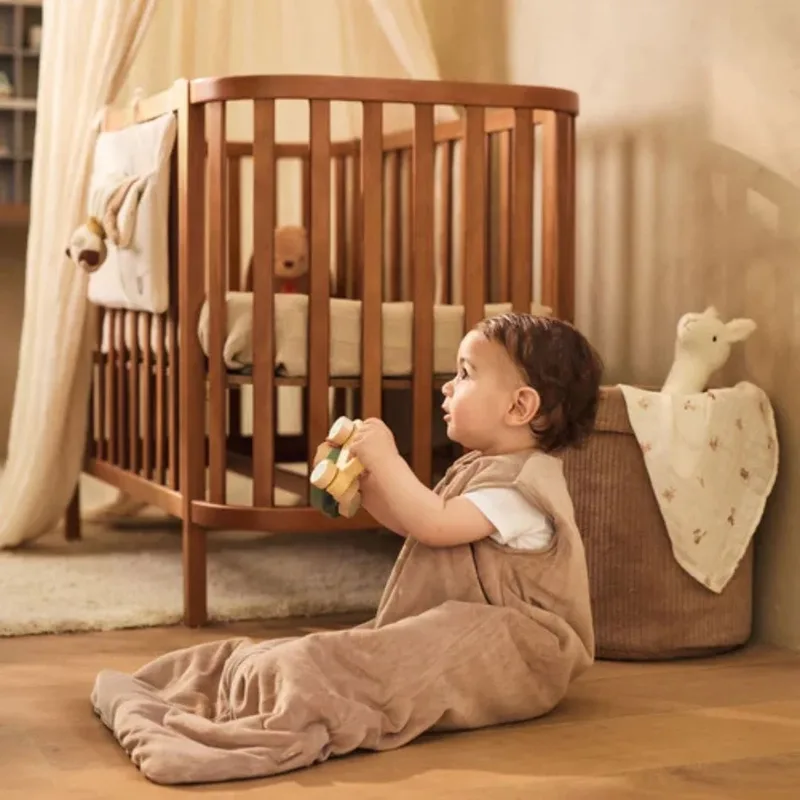 Slaapzak Baby Mouwloos 110cm - Velvet - Milky Coffee van Jollein in Velvet Milky Coffee – productfoto 4 van 4