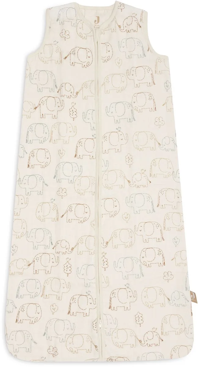 Slaapzak Baby Mouwloos 70cm - Hydrofiel by Jollein in Elephant Tales – product photo