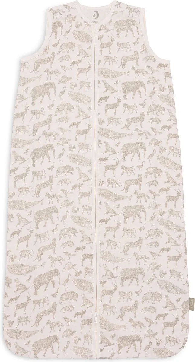 Slaapzak Hydrofiel 110cm Animals by Jollein in Olive Green – product photo