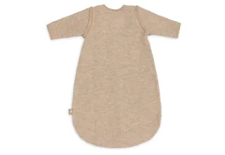 Slaapzak met afr. mouw Rond 70cm Merino Wol Felted från Jollein i Natur – produktbild 2 av 4