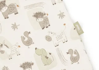 Slaapzak met afritsbare mouw 110cm Barn Buddies van Jollein in Meerkleurig – productfoto 3 van 4