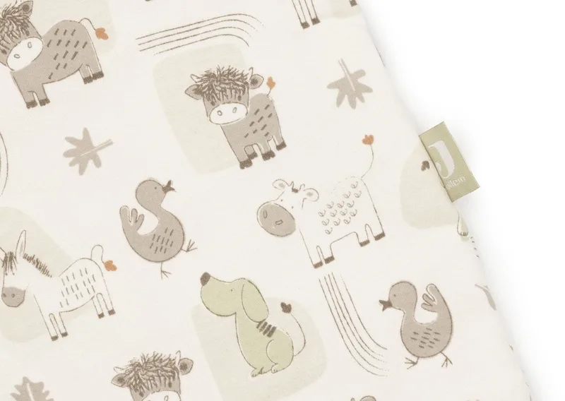 Slaapzak met afritsbare mouw 110cm Barn Buddies van Jollein in Meerkleurig – productfoto 3 van 4