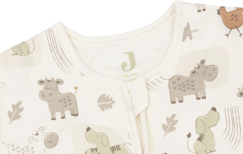 Slaapzak met afritsbare mouw 110cm Barn Buddies van Jollein in Meerkleurig – productfoto 4 van 4