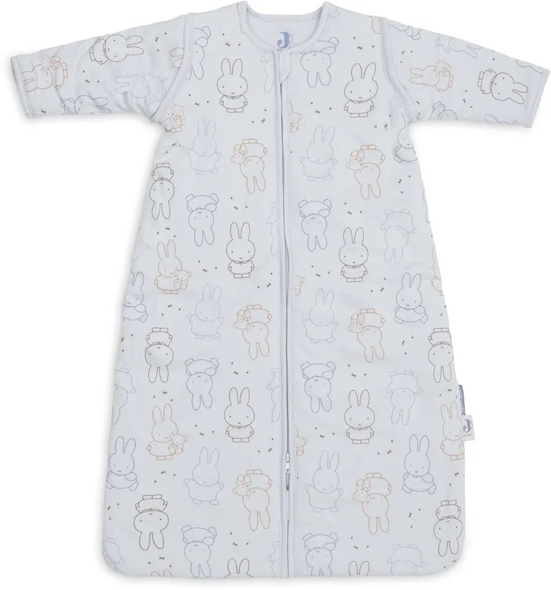 Slaapzak met afritsbare mouw 110cm Miffy Moments by Jollein in Cloudy Blue – product photo
