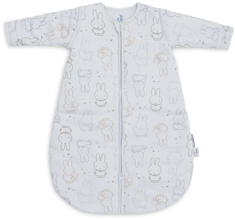Slaapzak met afritsbare mouw 60cm Miffy Moments van Jollein in Cloudy Blue – productfoto